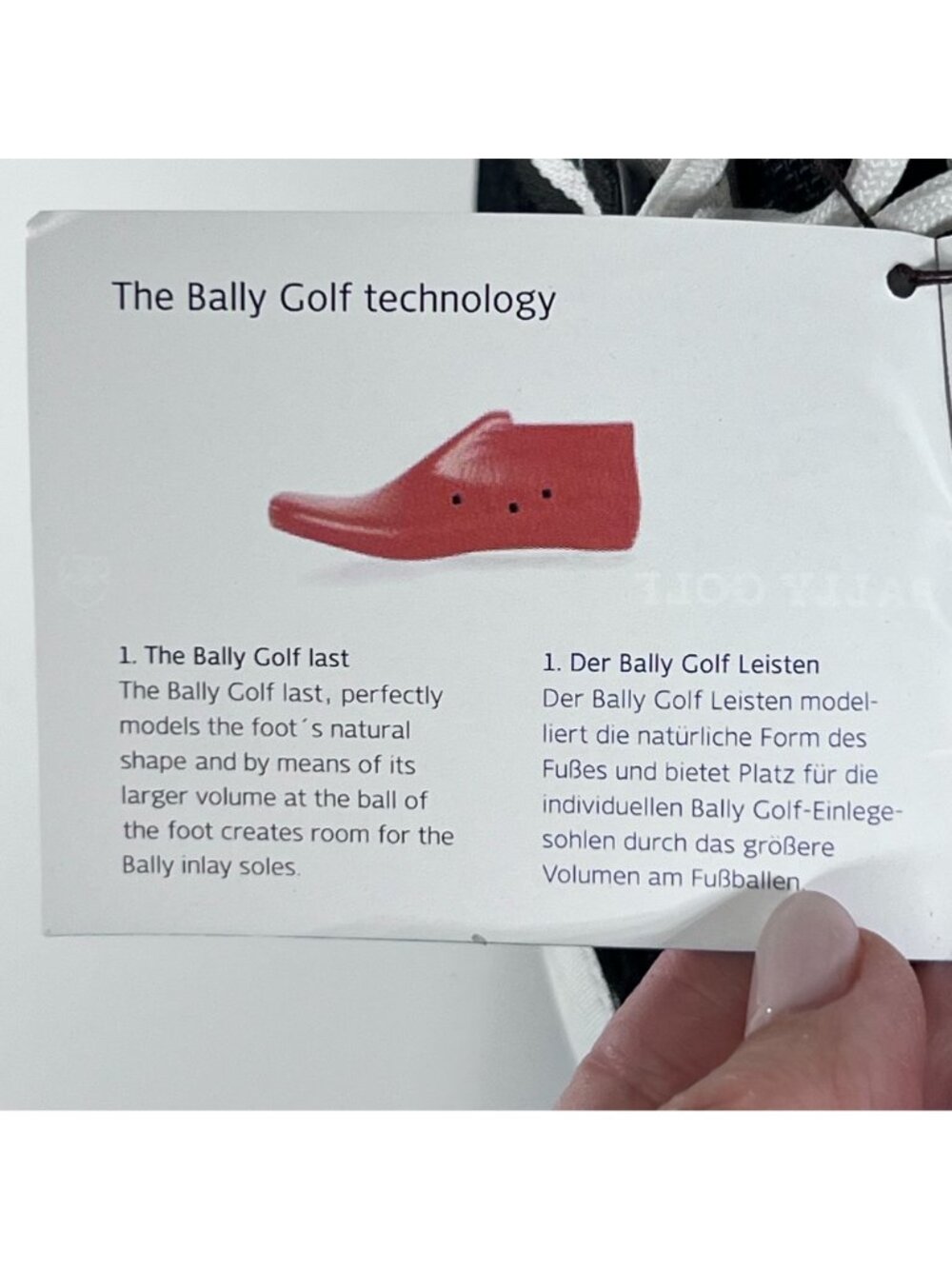 NWT Bally Golf Fuerte Womens Shoes 7.5 Black White Mesh Leather Lace Swiss EU38 - Picture 12 of 16